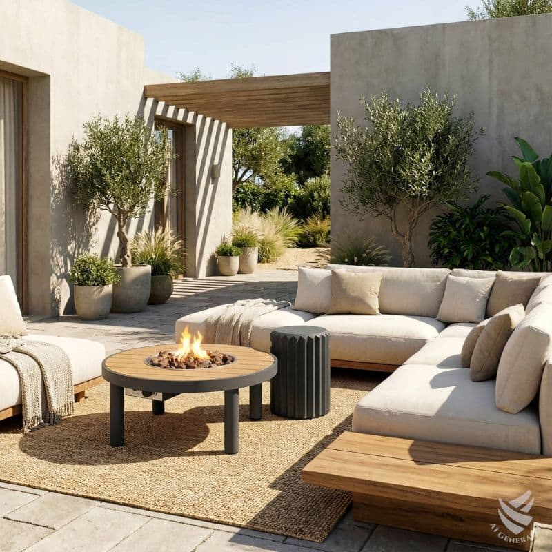 Happy Cocooning Riviera 80 Fire Pit Gas