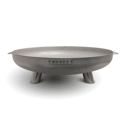 MOODZ Fire Bowl with Feet & Handle Stainless Steel MOODZ