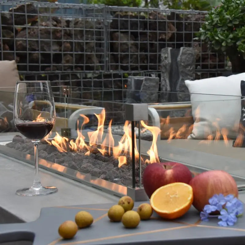 Elementi Fire Granville Gas Fire Pit Table   