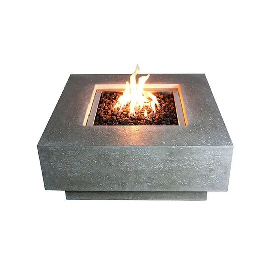 Elementi Fire Manhattan Gas Fire Pit Table   