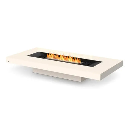 EcoSmart Fire Gin 90 (Low) Bioethanol Fire Pit Table Bone Black Burner 