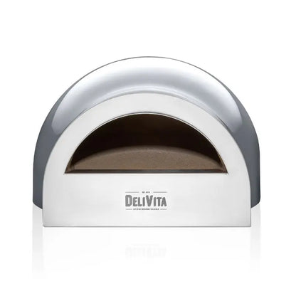 DeliVita Hale Grey Wood Fired Pizza Oven   