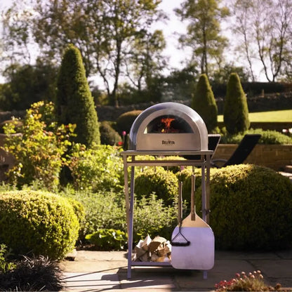 DeliVita Hale Grey Wood Fired Pizza Oven   