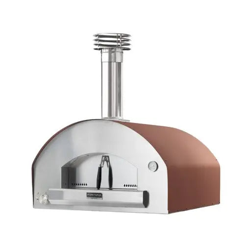 Fontana Marinara Gas-Hybrid Countertop Pizza Oven Rosso  