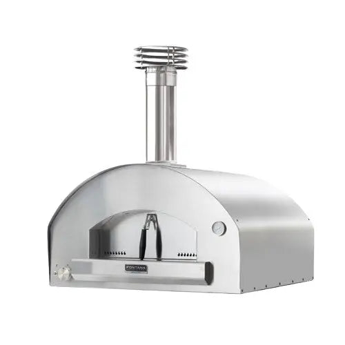 Fontana Marinara Gas-Hybrid Countertop Pizza Oven Stainless Steel  